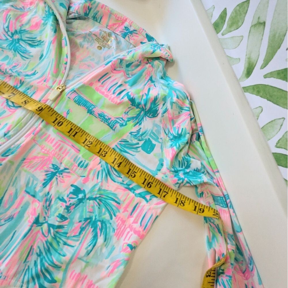 Lilly Pulitzer Meryl Nylon Hadlee Tennis Jacket Colorful Small Golf Active - Picture 6 of 8